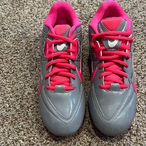 Nike SpeedLax 4 Women’s Lacrosse Cleats Hot Pink Grey Size 7